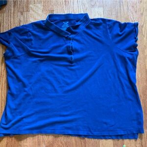 Faded Glory men’s 5x, blue polo, short sleeve.